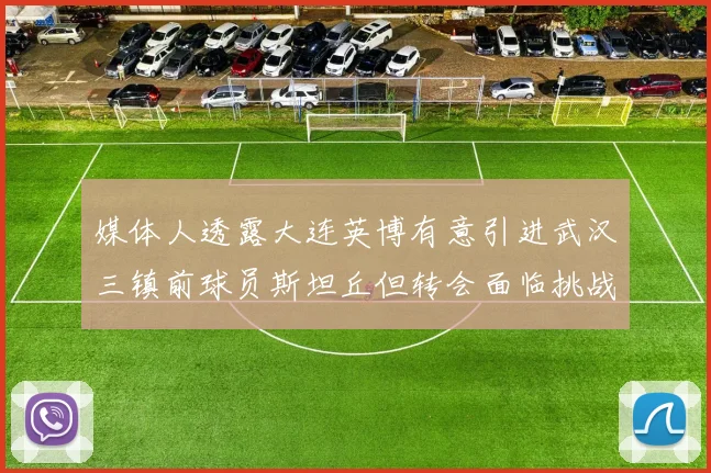 媒体人透露大连英博有意引进武汉三镇前球员斯坦丘但转会面临挑战