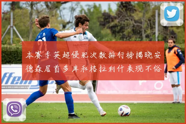 本赛季英超侵犯次数排行榜揭晓安德森居首多库和格拉利什表现不俗